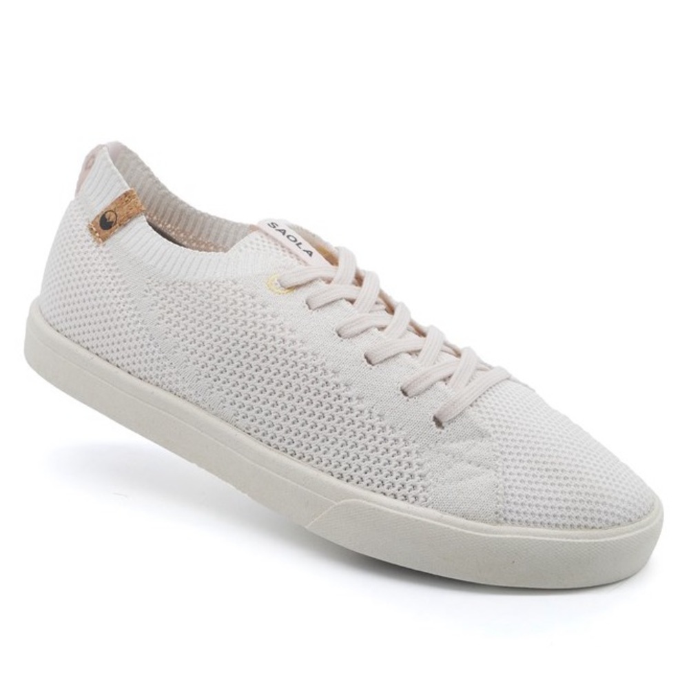 Saola Cannon Knit 2.0 Cream Sneakers